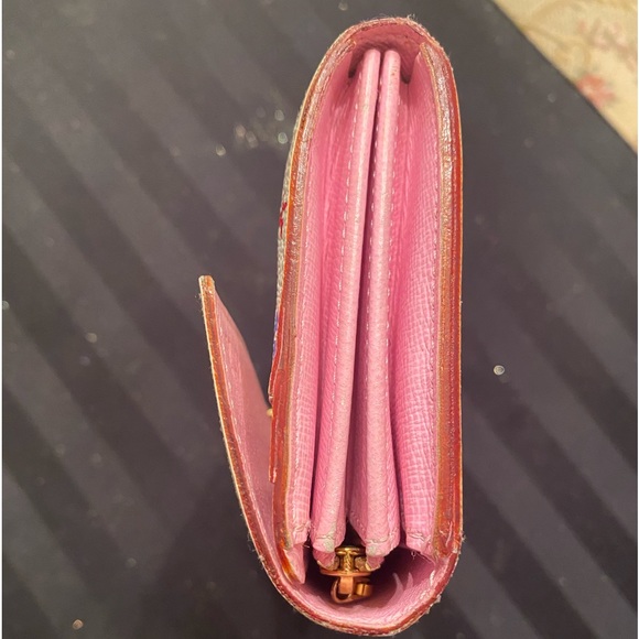 LOUIS VUITTON Takashi Murakami Multicolor Sarah Wallet - Picture 8 of 17